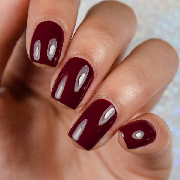 Northern Nail Polish - Old Mission: Nail Polish Wine Red Creme Toxin Free Vegan Eco