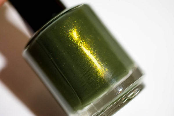 Northern Nail Polish - Up North Nail Polish Green Olivine Toxin Free Vegan Midwest