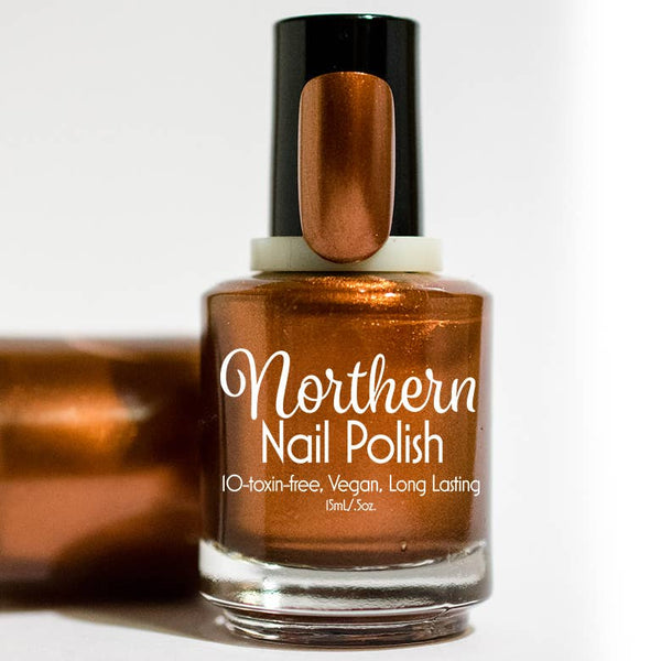 Northern Nail Polish - Copper Country ~ Nail Polish Bronze Toxin Free Vegan Eco