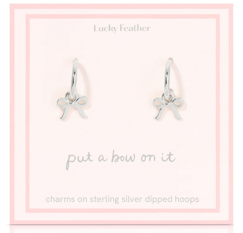 Bow Charm earrings