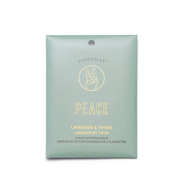 "Peace" Car Fragrance (Lavender + Thyme)