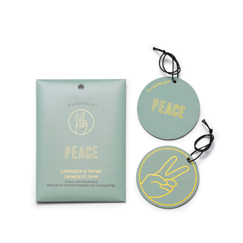 "Peace" Car Fragrance (Lavender + Thyme)